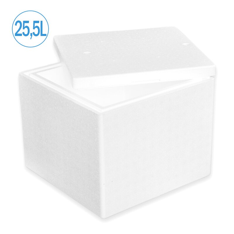 Thermobox Styroporbox online kaufen - Versandbehälter 25,5 Liter
